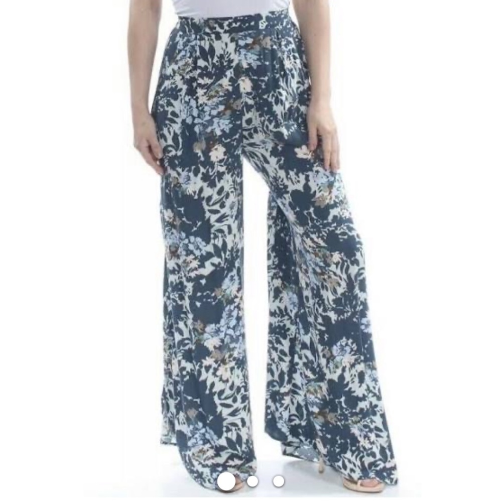 Free People NWT late night sleep pant blue large